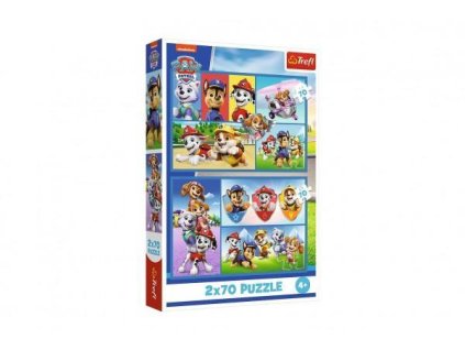 PUZZLE 2X70 TLAPKOVÁ PATROLA   89034441