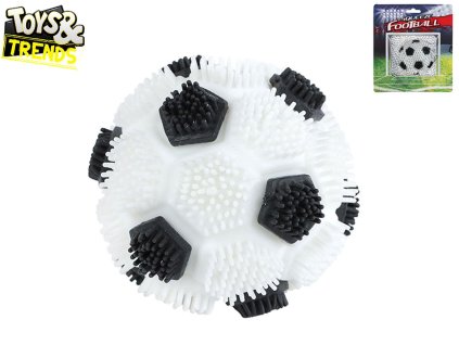 MÍČEK STŘEČOVÝ FOTBALOVÝ 7CM NA KARTĚ  622064