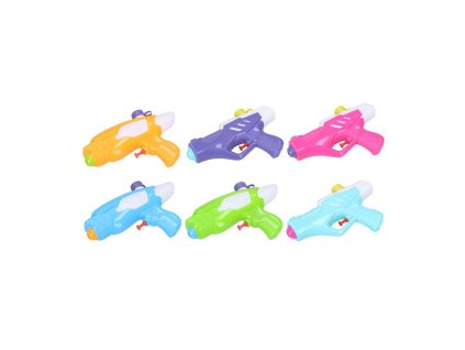 PISTOLE VODNÍ 20CM 6 BAREV  W005029