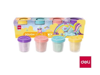 PLASTELÍNA MĚKKÁ PASTEL 4X KELÍMEK C132059