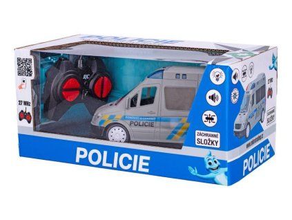 R/C AUTO POLICIE 17CM NA BATERIE SVĚTLO, ZVUK   69286