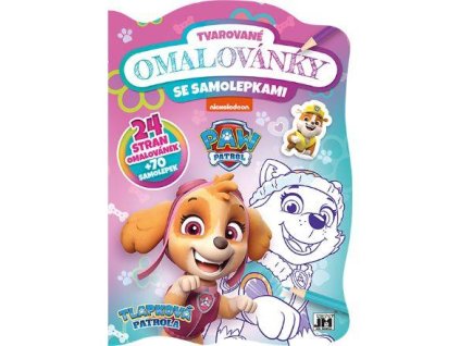3516-7 TVAROVANÉ OMALOVÁNKY TLAPKOVÁ PATROLA