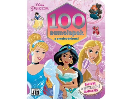 3546-4 100 SAMOLEPEK S OMALOVÁNKAMI DISNEY PRINCEZNY