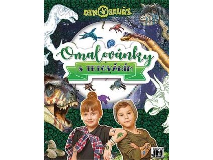 3234-0 Omalovánky s tetováním Dinosauři