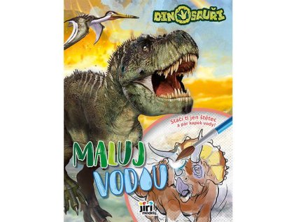 3775-8 MALUJ VODOU A4 DINOSAUŘI