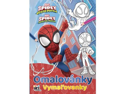3852-6 Omalovánky A4 Spidey
