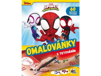 3861-8 Omalovánky s tetováním Spidey