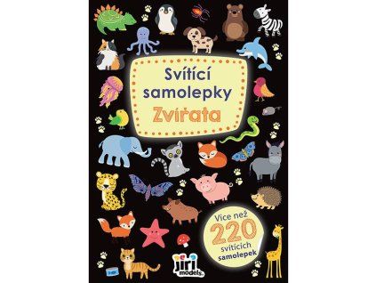 3948-6 Svítící samolepky Zvířata