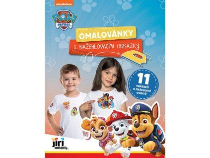 4059-8 Omalovánky s nažehlovacími obrázky Tlapková patrola