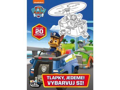 4110-6 Vybarvuj si! Tlapková patrola Tlapky,jedeme!