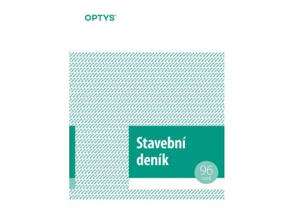 1266 Stavební deník A4,nepropisovací
