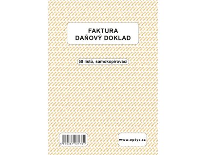 1317 Faktura, A5,50 listů, samoprop.
