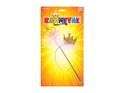 222458 ČELENKA PRINCEZNA S KORUNKOU A HŮLKOU