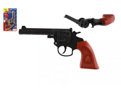 REVOLVER NA KAPSLE 8 RAN PLAST 20CM NA KARTĚ   861315
