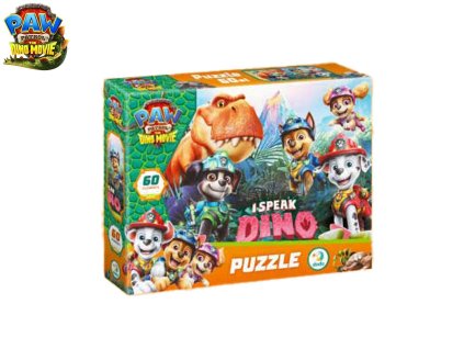 PUZZLE PAW PATROL: THE DINO MOVIE 60 DÍLKŮ  37245