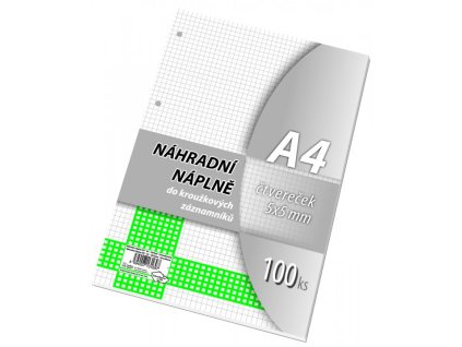 Náhradní náplň NN A4/1 • 100 listů • čtvereček