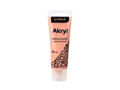 AKRYLOVÁ BARVA 75ML PASTEL RŮŽOVÁ E330308