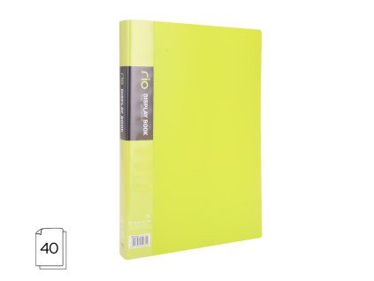 KATALOGOVÁ KNIHA 40L 24MM ZELENÁ I255296