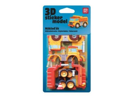 LEPÍCÍ MODEL 3D STAVEBNÍ STROJE NÁKLAĎÁK 1042615