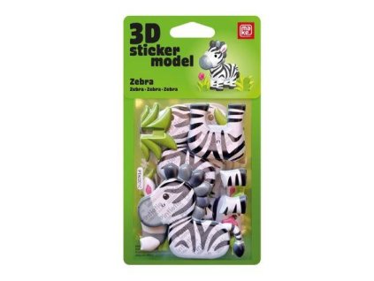LEPÍCÍ MODEL 3D ZOO ZEBRA 1042607
