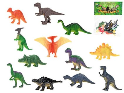DINO 4-8CM 12KS 12 DRUHŮ V SÁČKU  50786