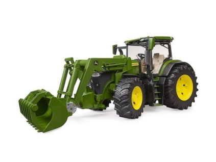 BRUDER TRAKTOR JOHN DEERE S PŘEDNÍ LŽÍCÍ 3151
