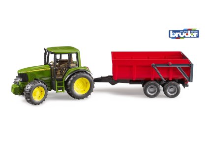 BRUDER TRAKTOR + PŘÍVĚS  02057