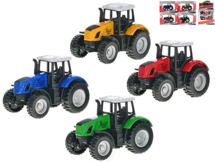 TRAKTOR 8CM KOV PB 4 BARVY   65933