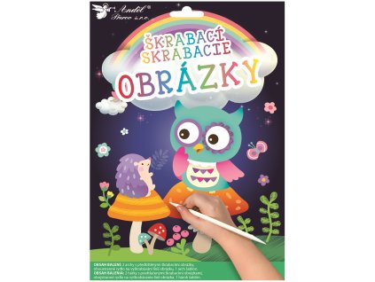 VYŠKRABÁVACÍ OBRÁZKY 2ARCHY SOVA 6620 X