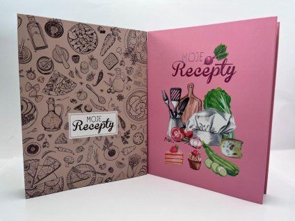 Moje recepty - karis blok - růžový BU006-3