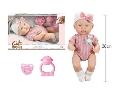 PANENKA 28CM PEVNÉ TĚLO S DOPLŇKY V KR 00120031