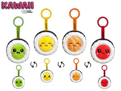 PŘÍVĚŠEK KAWAII BAO KNEDLÍČEK 8CM 4D  90976