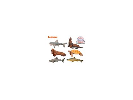 ZOOLANDIA MOŘSKÁ ZVÍŘATA 9-15CM MIX 6DRUHŮ 51082