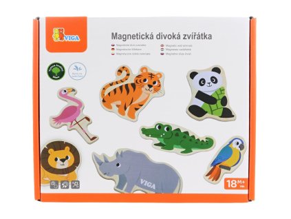 DŘEVĚNÉ MAGNETY 20KS SAFARI  447983