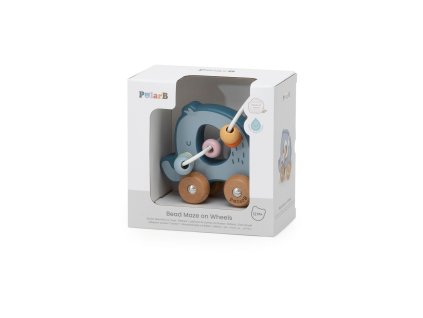 DŘEVĚNÉ BLUDIŠTĚ SLON NA KOLEČKÁCH V KR   443107