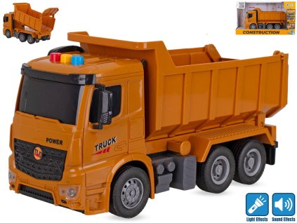 AUTO STAVEBNÍ 26CM NA BATERIE SVĚTLO, ZVUK  69290