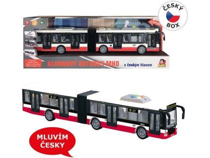 AUTOBUS 44CM NA SETRVAČNÍK MLUVÍ ČESKY   09023