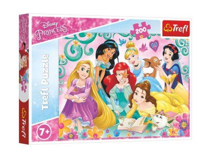 PUZZLE ŠŤASTNÝ SVĚT PRINCEZEN 200D  89013268