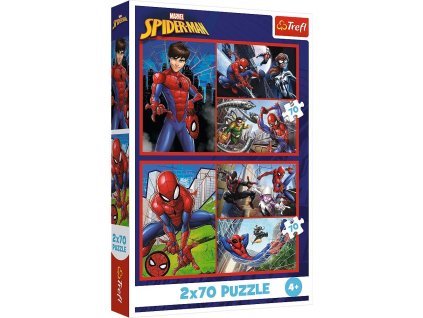 PUZZLE 2V1 SPIDERMAN 2X70D  89034443