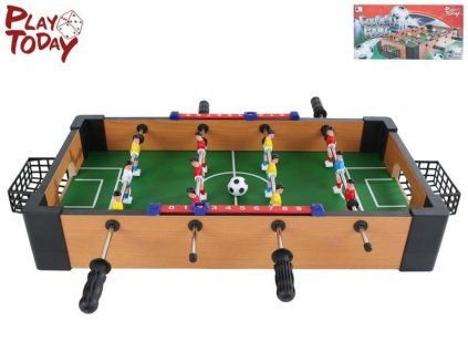 FOTBAL STOLNÍ 40,5X22X7CM DŘEVO+TÁHLA   700068