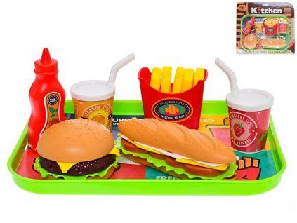 FAST FOOD SET S PODNOSEM 26X19CM  81389