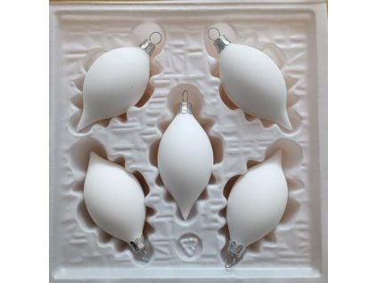 OLIVA BÍLÁ SKOŘÁPKA NEDEKOROVANÁ 5KS 8X4CM 02001-92069