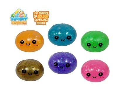 SQUISCHY KNEDLÍK SE TŘPYTKAMI 8,5CM 6DRUHŮ 622273