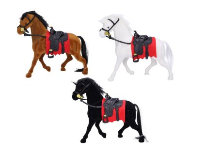 KŮŇ FLIS 17cm S DOPLŇKY V KR   W049568