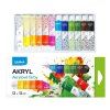 AKRYLOVÉ BARVY 12KS 12ML ZÁKLADNÍ E330207