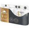 Toaletní papír Harmony Exclusive Pure White 8x17m, čtyřvrstvý