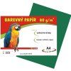 Barevný papír A4 100ks 80g tmavě zelený 230 200620