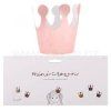 403078  KORUNKA PRO PRINCEZNU PAPÍROVÁ 6KS RŮŽOVÁ ZLATÁ 9CM