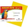 Barevný papír A4 100ks 80g žlutý 230 200550
