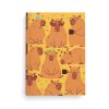 Notes linkovaný - A5 - lamino - Kapybary BU069-16